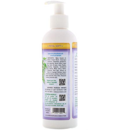 Lotion, Hand Cream Creme, Hand Care, Bath: Auromere, Rejuvenating Face, Hand & Body Lotion, 8 oz (236 ml)