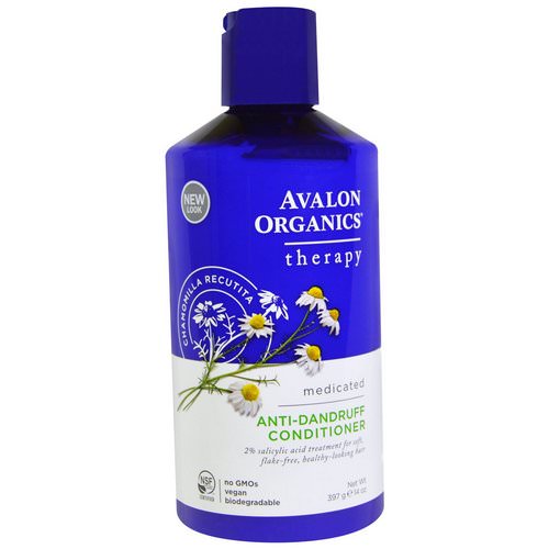 Avalon Organics, Anti-Dandruff Conditioner, Chamomilla Recutita, 14 oz (397 g) Review