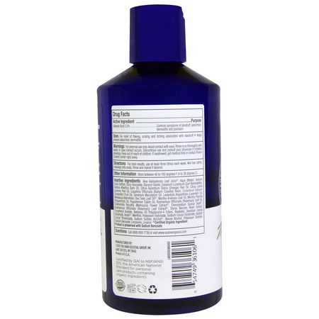 Hårbottenvård, Hår, Schampo, Hårvård: Avalon Organics, Anti-Dandruff Shampoo, Chamomilla Recutita, 14 fl oz (414 ml)