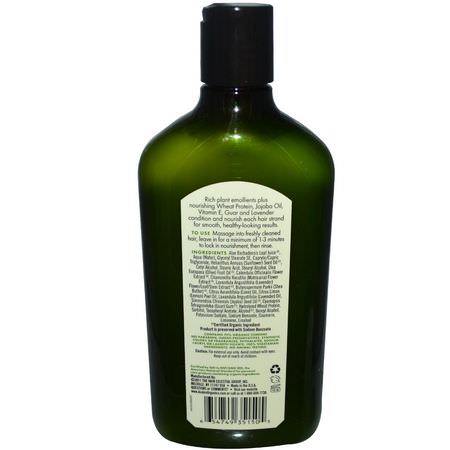 Balsam, Hårvård, Bad: Avalon Organics, Conditioner, Nourishing, Lavender, 11 oz (312 g)