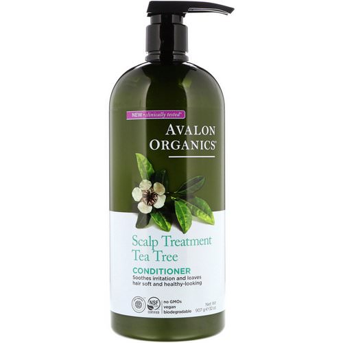 Avalon Organics, Scalp Treatment Conditioner, Tea Tree, 32 oz (907 g) Review