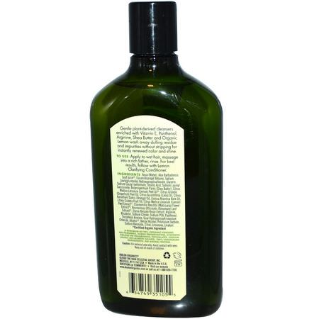 Schampo, Hårvård, Bad: Avalon Organics, Shampoo, Clarifying, Lemon, 11 fl oz (325 ml)