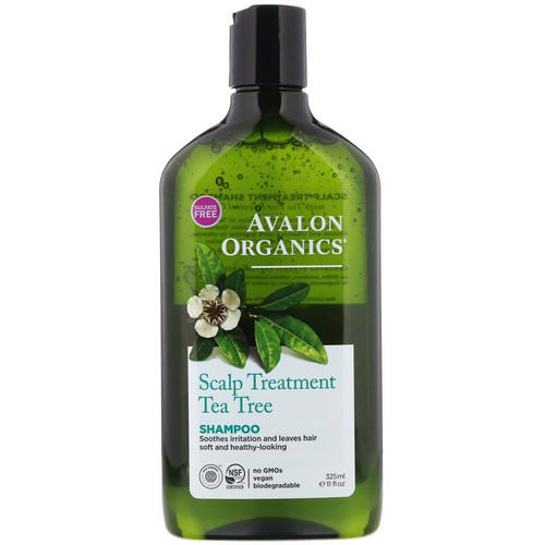 Avalon Organics, Shampoo, Scalp Treatment, Tea Tree, 11 fl oz (325 ml) Review