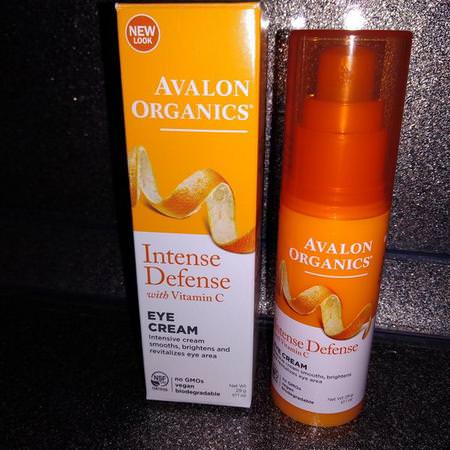 Avalon Organics Eye Creams Vitamin C Beauty - C-Vitamin, Ögoncremer, Ansiktsfuktare