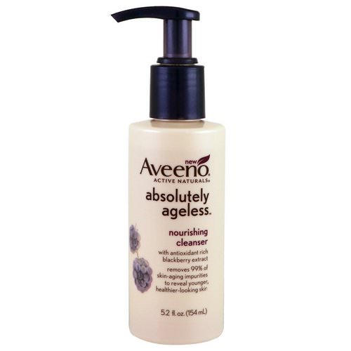 Aveeno, Absolutely Ageless, Nourishing Cleanser, 5.2 fl oz (154 ml) Review