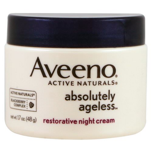 Aveeno, Absolutely Ageless, Restorative Night Cream, 1.7 oz (48 g) Review