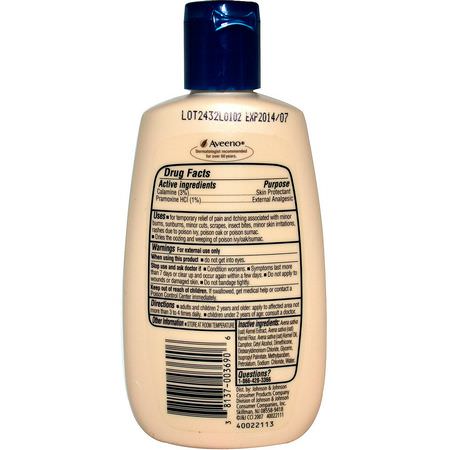 Solbränna, Efter Solvård, Lotion, Bad: Aveeno, Active Naturals, Anti-Itch Concentrated Lotion, 4 fl oz (118 ml)