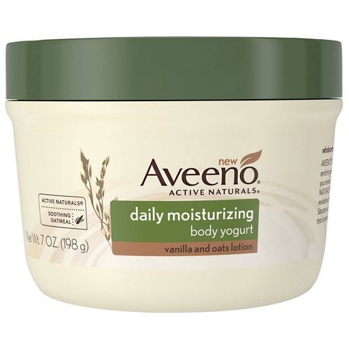 Aveeno, Active Naturals, Daily Moisturizing Body Yogurt, Vanilla and Oats Lotion, 7 oz (198 g) Review