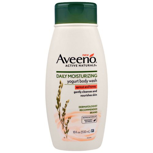 Aveeno, Daily Moisturizing Yogurt Body Wash, Apricot and Honey, 18 fl oz (532 ml) Review