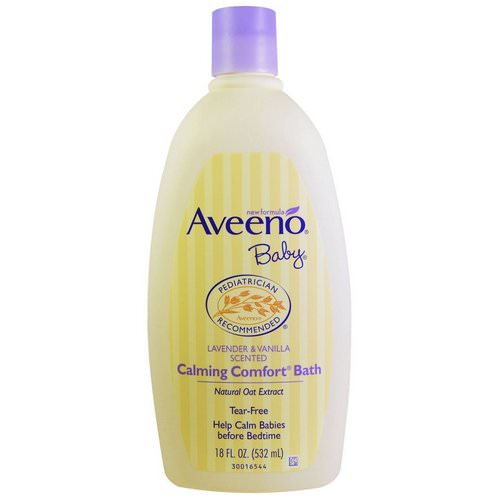 Aveeno, Baby, Calming Comfort Bath, Lavender & Vanilla, 18 fl oz (532 ml) Review