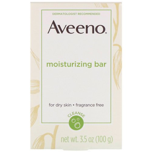Aveeno, Moisturizing Bar With Nourishing Oat, Fragrance Free, 3.5 oz (100 g) Review