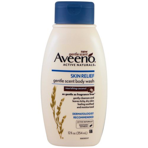 Aveeno, Skin Relief, Gentle Scent Body Wash, Nourishing Coconut, 12 fl oz (354 ml) Review