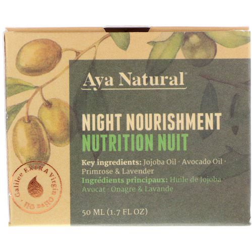 Aya Natural, Night Nourishment, 1.7 fl oz (50 ml) Review