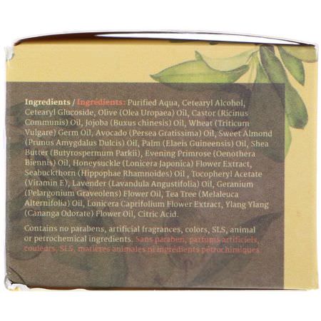 Krämer, Ansiktsfuktare, Skönhet: Aya Natural, Skin Calming Cream, 1.7 fl oz (50 ml)