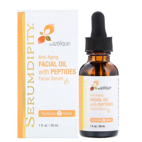 Azelique, Serumdipity, Anti-Aging Facial Oil with Peptides, Facial Serum, 1 fl oz (30 ml) Review