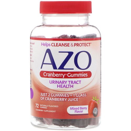 Azo, Cranberry Gummies, Mixed Berry Flavor, 72 Naturally Flavored Gummies Review