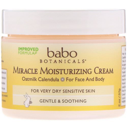 Babo Botanicals, Miracle Moisturizing Cream, 2 oz (57 g) Review