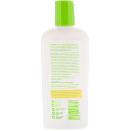 Shower Gel, Baby Body Wash, Hår, Hud: BabyGanics, Moisturizing Therapy Cream Wash, Naturally Soothing, 8 fl oz (236 ml)