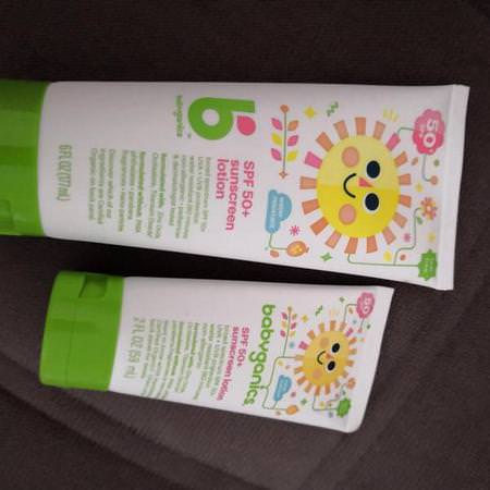 BabyGanics Baby Sunscreen Body Sunscreen - Solskyddsmedel För Badkar, Badkar, Solskyddsmedel För Baby