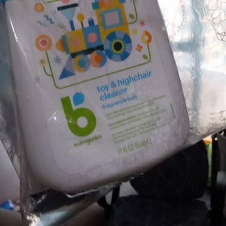 BabyGanics, Toy & Highchair Cleaner, Fragrance Free, 17 fl oz (502 ml)