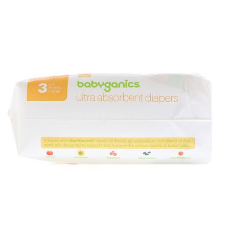 BabyGanics Disposable Diapers - Engångsblöjor, Blöjor, Barn