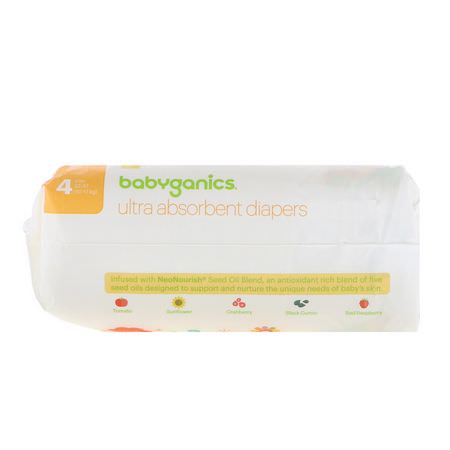 BabyGanics Disposable Diapers - Engångsblöjor, Blöjor, Barn