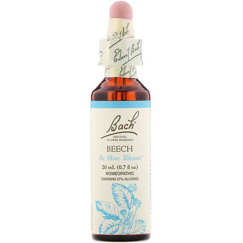 Bach, Original Flower Remedies, Beech, 0.7 fl oz (20 ml) Review