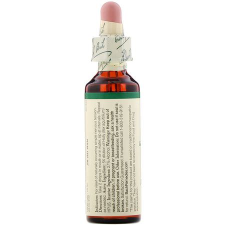 Homeopati, Blomma, Örter: Bach, Original Flower Remedies, Holly, 0.7 fl oz (20 ml)
