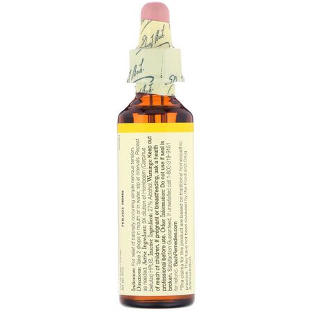 Homeopati, Blomma, Örter: Bach, Original Flower Remedies, Hornbeam, 0.7 fl oz (20 ml)