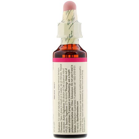 Homeopati, Blomma, Örter: Bach, Original Flower Remedies, Oak, 0.7 fl oz (20 ml)
