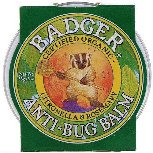 Badger Company, Anti-Bug Balm, Citronella & Rosemary, 2 oz (56 g) Review