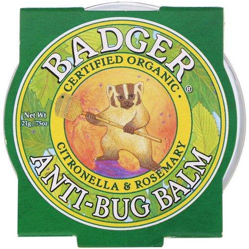Badger Company, Anti-Bug Balm, Citronella & Rosemary, .75 oz (21 g) Review