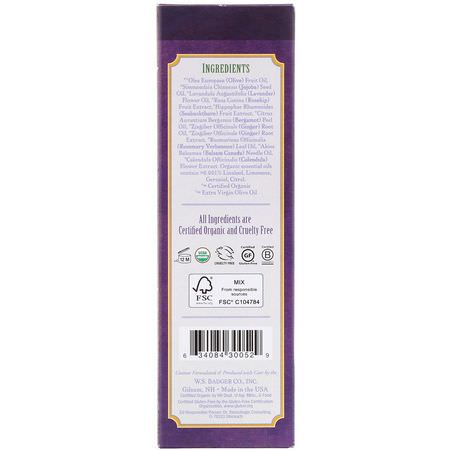 Massageolja, Massageoljor, Kropp, Bad: Badger Company, Aromatherapy Massage Oil, Lavender with Bergamot & Balsam Fir, 4 fl oz (118 ml)