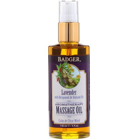 Badger Company Body Massage Oil Blends - Massageolja, Massageoljor, Kropp, Bad