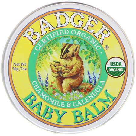 Badger Company Diaper Rash Treatments - Blöja Rash Behandlingar, Blöja, Barn, Baby