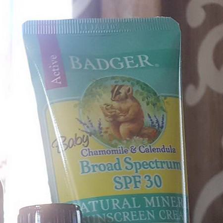 Badger Company Baby Sunscreen Body Sunscreen - Solskyddsmedel För Kropp, Badkar, Solskyddsmedel För Baby