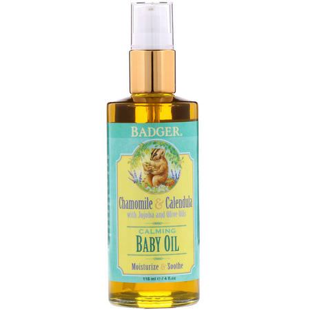 Badger Company Baby Oil Body Massage Oils - Massageoljor, Kropp, Bad, Babyolja