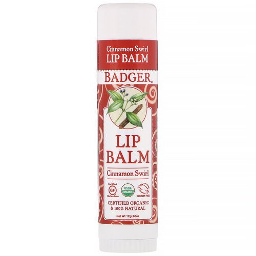 Badger Company, Lip Balm, Cinnamon Swirl, .60 oz (17 g) Review