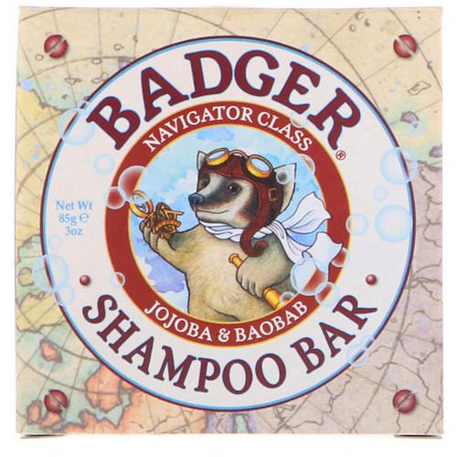 Badger Company, Shampoo Bar, Jojoba & Baobab, 3 oz (85 g) Review