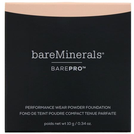 Foundation, Face, Makeup: Bare Minerals, BAREPRO, Performance Wear Powder Foundation, Fair 01, 0.34 oz (10 g)