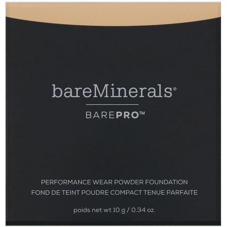 Foundation, Face, Makeup: Bare Minerals, BAREPRO, Performance Wear Powder Foundation, Golden Nude 13, 0.34 oz (10 g)