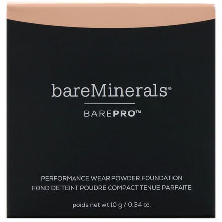 Foundation, Face, Makeup: Bare Minerals, BAREPRO, Performance Wear Powder Foundation, Light Natural 09, 0.34 oz (10 g)