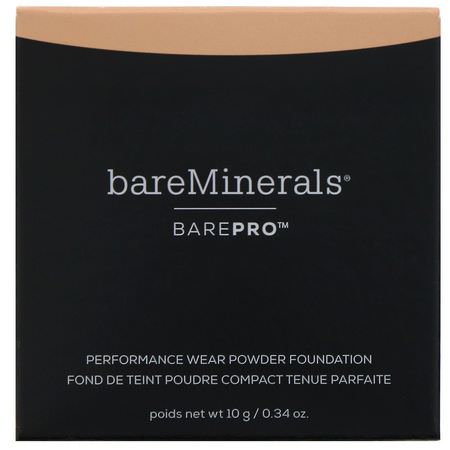 Foundation, Face, Makeup: Bare Minerals, BAREPRO, Performance Wear Powder Foundation, Sateen 05, 0.34 oz (10 g)
