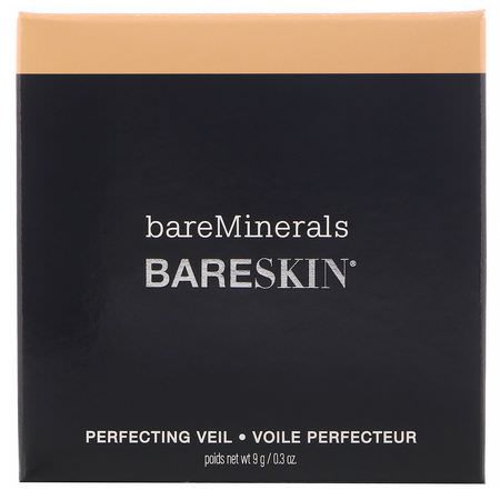 Ställa In Spray, Pulver, Ansikte, Makeup: Bare Minerals, BARESKIN, Perfecting Veil, Medium, 0.3 oz (9 g)