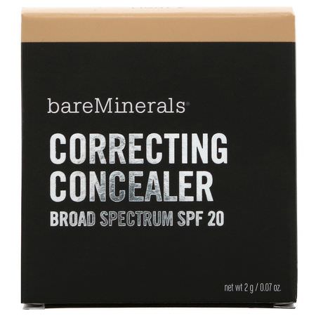 Concealer, Face, Makeup: Bare Minerals, Correcting Concealer, SPF 20, Light 2, 0.07 oz (2 g)