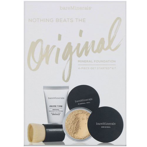 Bare Minerals, Nothing Beats the Original Mineral Foundation, 4 Piece Get Started Kit, Golden Beige 13, 1 Kit Review