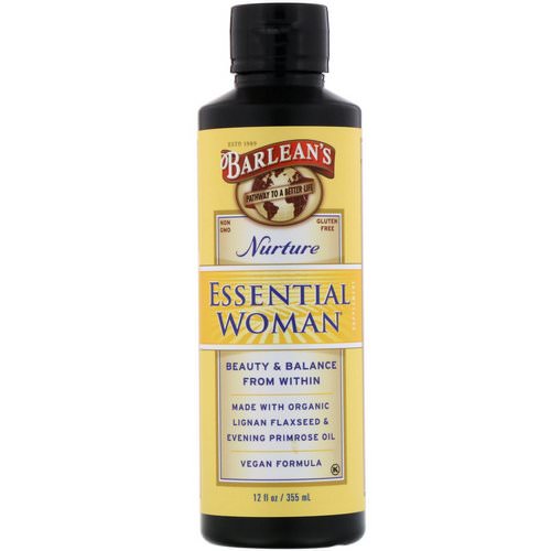 Barlean's, Essential Woman, Nurture, 12 fl oz (355 ml) Review