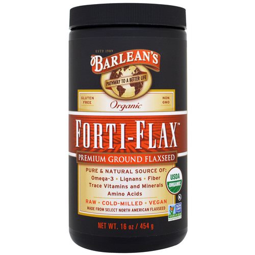 Barlean's, Organic Forti-Flax, Premium Ground Flaxseed, 16 oz (454 g) Review