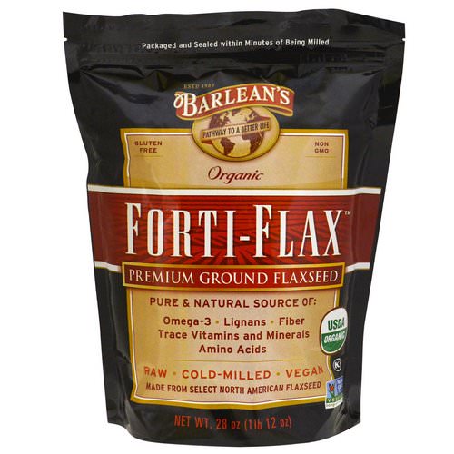 Barlean's, Organic, Forti-Flax, Premium Ground Flaxseed, 28 oz (1 lb 12 oz) Review