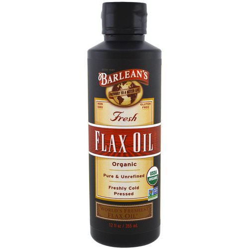 Barlean's, Organic, Fresh, Flax Oil, 12 fl oz (355 ml) Review